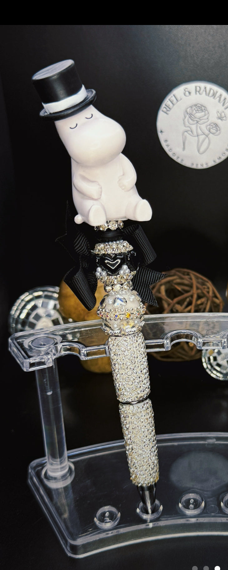 Moomin beaded pen