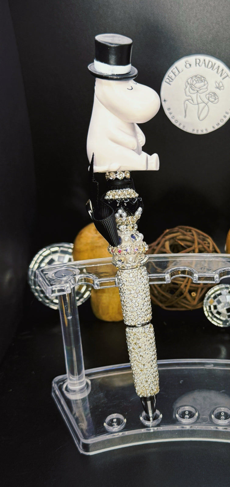 Moomin beaded pen