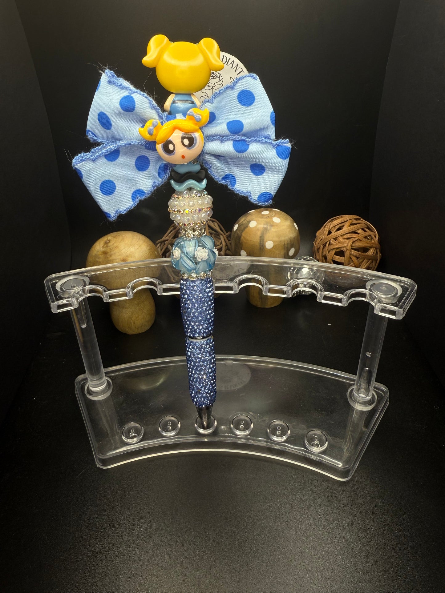 Powerpuff girls Bubbles Beaded Pen