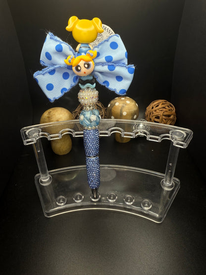 Powerpuff girls Bubbles Beaded Pen