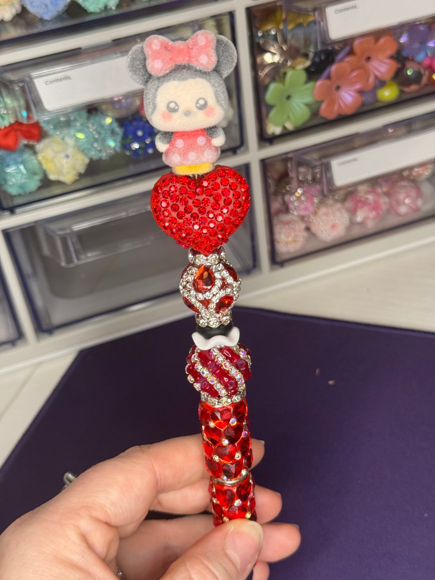 Minnie beaded pen