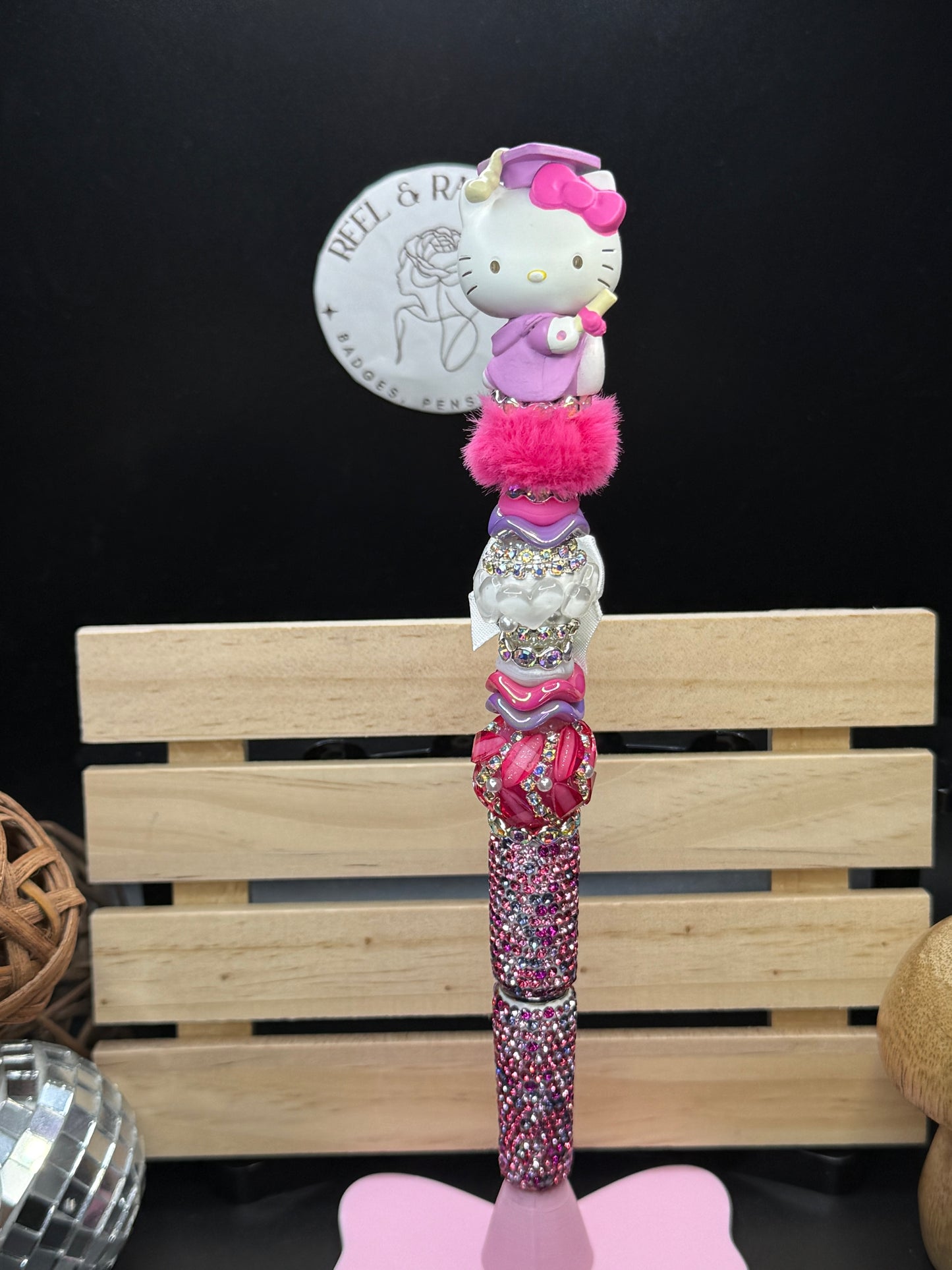 Graduate Hello Kitty Beaded Pen